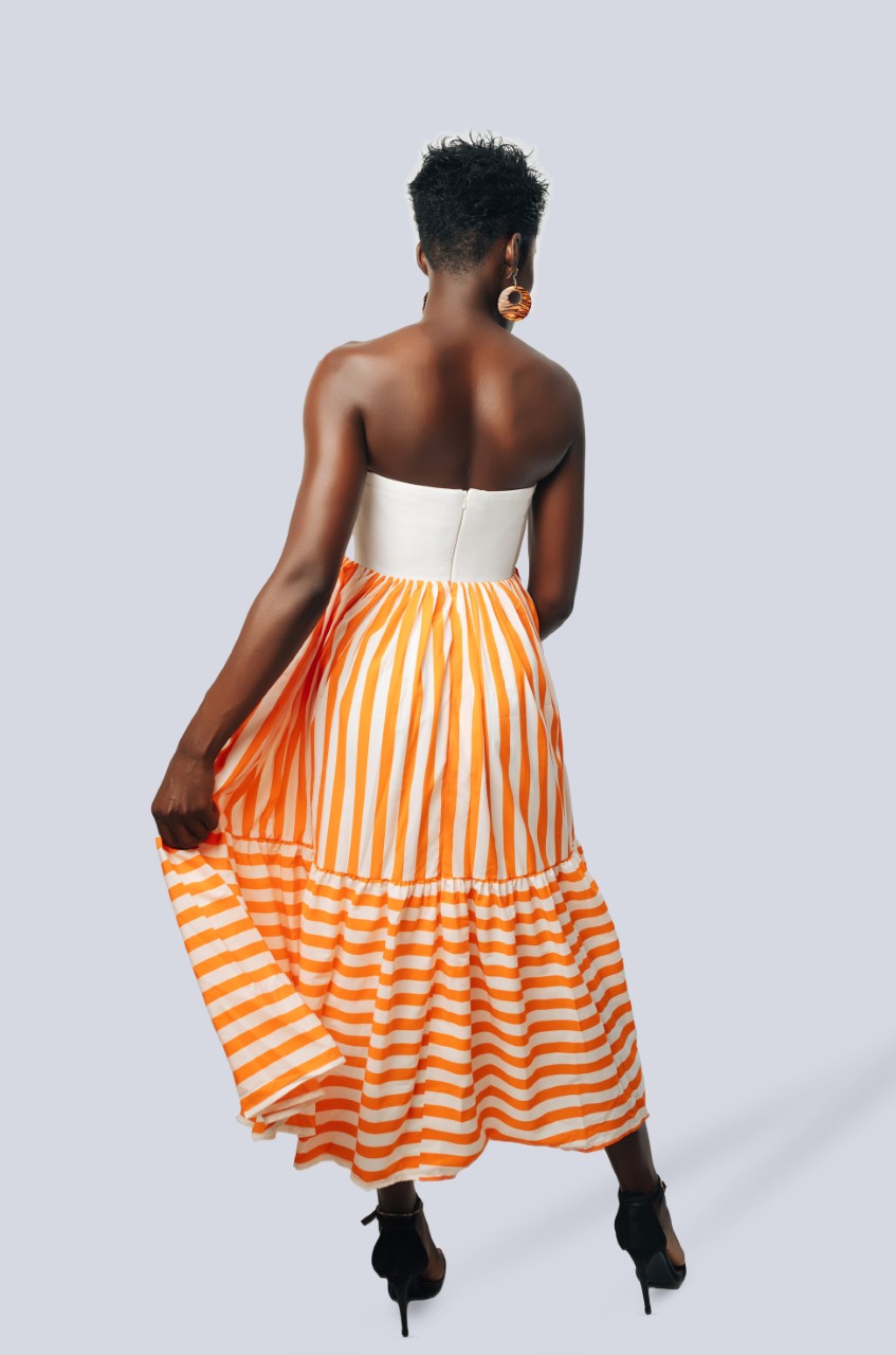 Xavi Striped Dress - Image 2